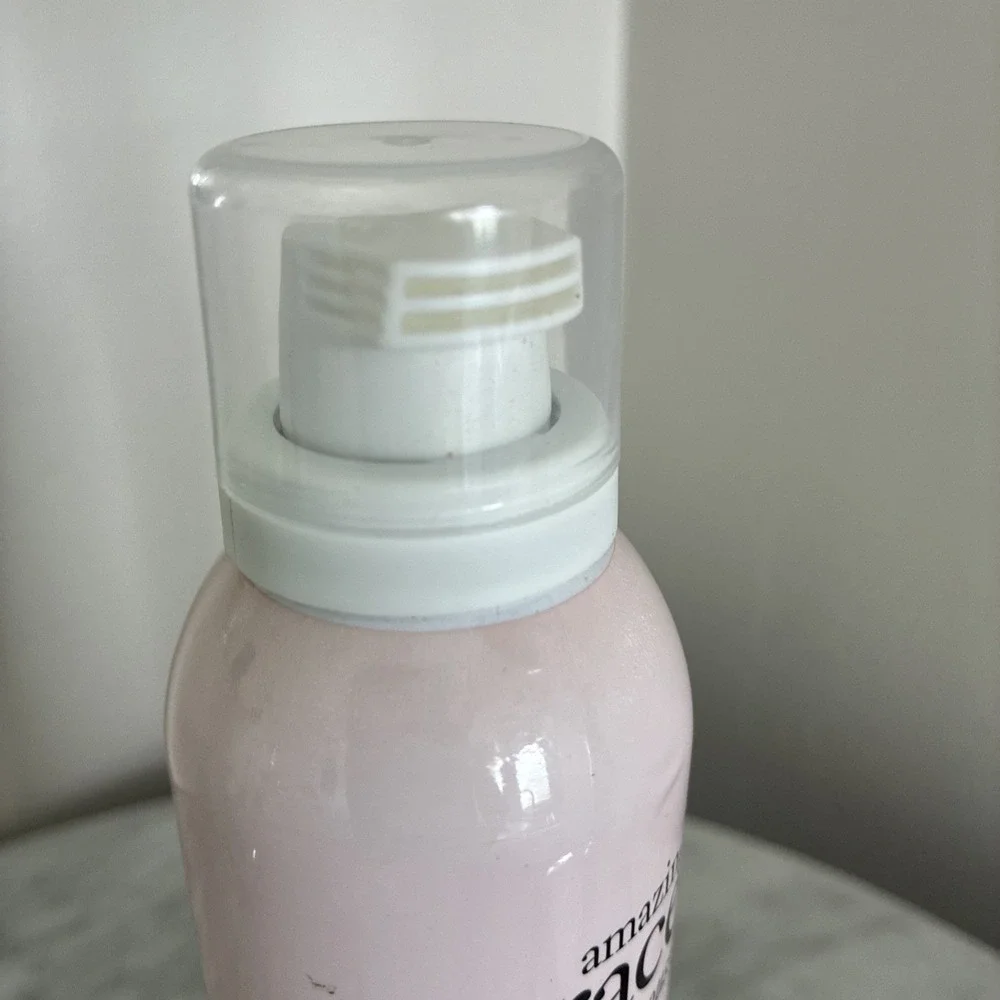 Philosophy Amazing Grace Cooling Body Mousse Moisturizer Fizzy Foam Pink
